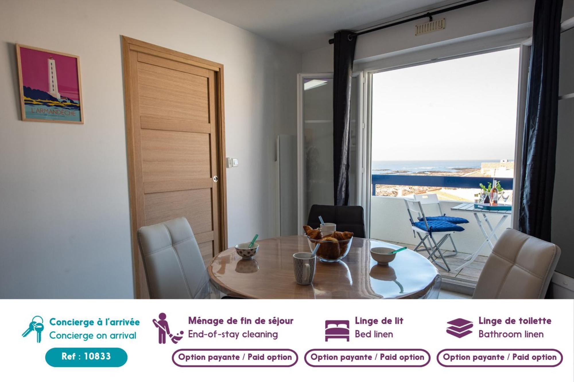 Vue Mer ! Appartement Pour 4 Les Sables-dʼOlonne Eksteriør billede
